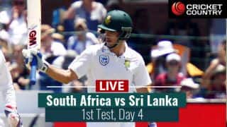 Live Cricket Score, South Africa vs Sri Lanka, 1st Test, Day 4: STUMPS